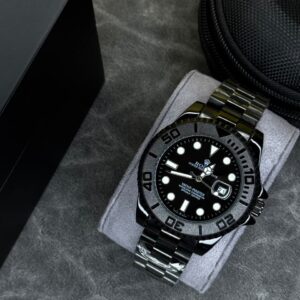 Luxury Rolex Yacht-Master – Stainless Steel- Full Black Dail