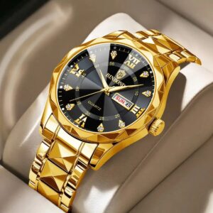 BINBOND 2521 Original Luxury Brand Luminous Quartz Watch For Men