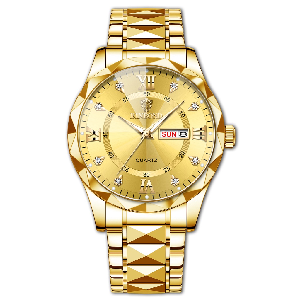 BINBOND 2521 Original Luxury Brand Luminous Quartz Watch For Men - Image 3