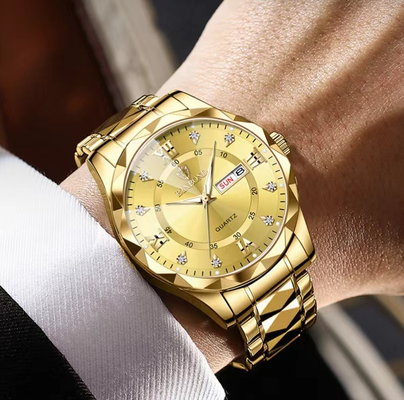 BINBOND 2521 Original Luxury Brand Luminous Quartz Watch For Men - Image 5